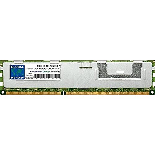 RAM DDR3 1066MHz 16Go ECC RDIMM PC3-8500 puce Chipkill haute fiabilite