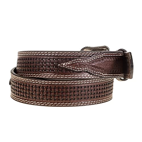 ARIAT Basket Weave Two-Tone Belt2