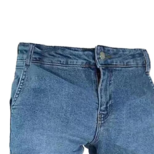 JEShifangjiusu Men's Slim Fit Stretch Jeans Distressed Destroyed Slim Fit Denim Pants Skinny Ripped Skinny Jeans for Men3