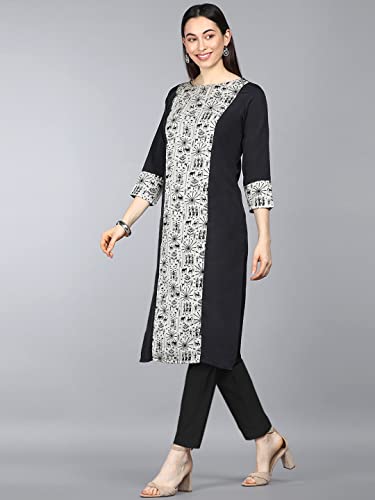 Image of Vaamsi Women's Polyester Regular Kurta