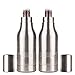 Strova Beer Bottle Insulator (2-Piece Set) Stainless-Steel Insulated Bottle Holder w/Double-Walled Insulation – Beer Cooler Keeps Drinks Colder, Longer (Includes 2 Carry Bags)