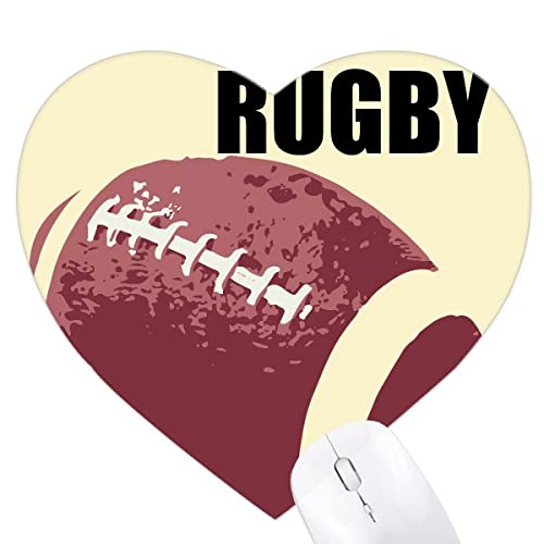 ナショナルスポーツ ハート型マウスパッドゴムパッド