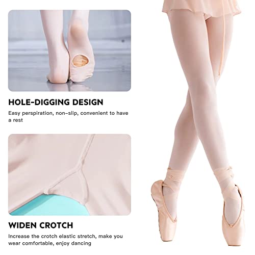 Toddler Girls Fleece Lined Leggings Ballet Dance Stockings Kids Tights Solid Color Pantyhose Clothes3