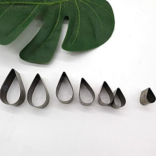 DIY leather craft water drop shape modeling die cutting knife mould hand punch tool