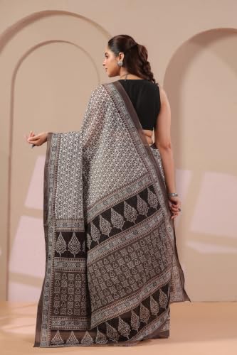 Image of TAMAIRA FASHION Mulmul Pure Cotton Saree For Woman |Office Wear Daily Wear Sarees For Women Without Blouse Piece(Available in 19 Colours)