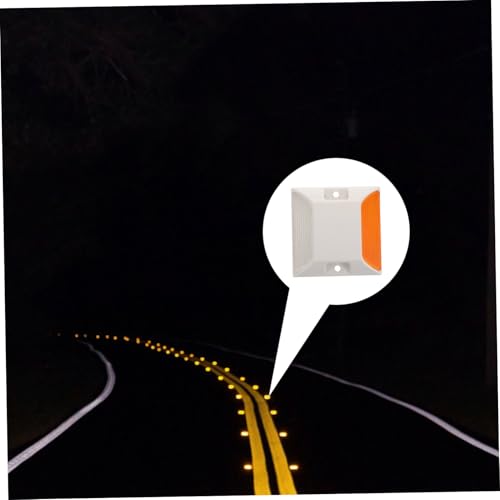 Señales reflectantes de aluminio OUNONA para seguridad vial miniatura 6