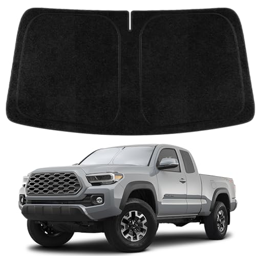 Upgraded 480T Windshield Sun Shade Custom Fit Toyota Tacoma 2016-2023