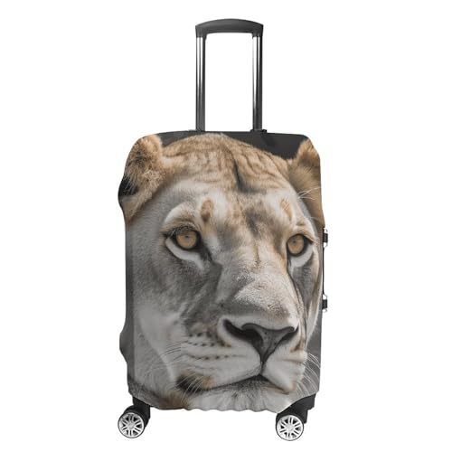 Carry on Luggage Cover Lioness Suitcase Covers for Luggages Tsa Approved Travel Luggage Sleeve Protector Elastic Suitcase Protector Anti-Scratch Washable Fits 19-30 Inch Case -M
