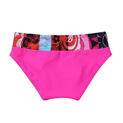 Msemis Kids Big Girls' Youth Two-Pieces Tie-Dye Tankini Swimsuit Bathing Suits Hot Pink 3 Pcs 14 #TOP5