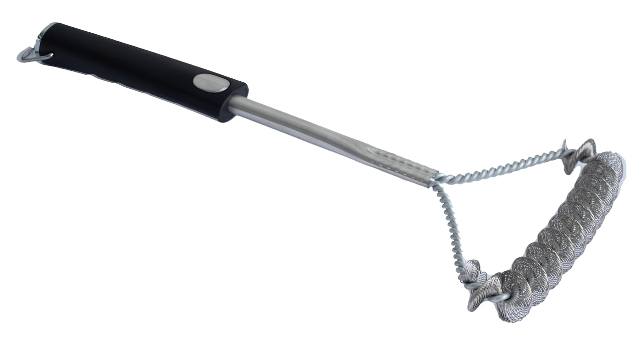 Kamado Bono Texas Club Bbq Grate Cleaning Tool | 3-Head Bristle Spiral Brush For Barbeque Grill, 41 Cm
