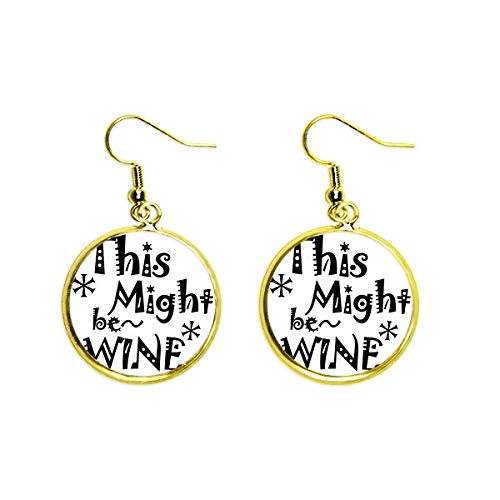Pendientes de gota dorados largos para mujer con diseño elegante drop earring joyería sutil