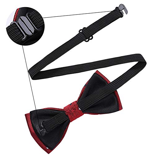 Ausky 4 Packs Adjustable Pre-Tied Bow Tie For Infant Baby Boys Toddler Child Kids In Different Style Color (Kids K) #TOP4