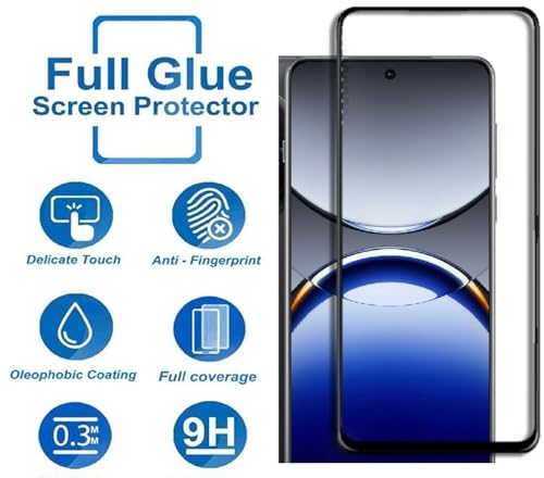 Image of Designed for OPPO Find X8 Pro 5G Tempered Glass Screen Protector Guard (Black) Full Screen Coverage with Easy Installation Kit OPPO Find X8 Pro Glass Guard (Black)