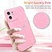 Hython Case for iPhone 12 Case Glitter Cute Sparkly Shiny Bling Sparkle Phone Cases 6.1