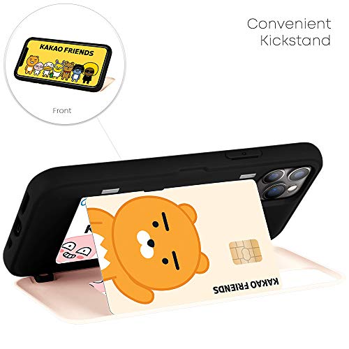Goospery Kakao Friends Iphone 11 Pro Wallet Case With Card Holder, Protective Dual Layer Bumper Phone Case (Ryan Beige) Ip11P-Kmdb-Rynbg #TOP3