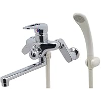 浴室用混合立水栓シングルレバ一 Amazon.co.jp: キッチン蛇口 壁付き 混合水栓 シングルレバー