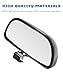 UNLRAE 2PCS Car Side Mirror Blindspot,Car Accessories HD Glass Blind Spot Mirror,Automotive Exterior Accessories Wide Angle Adjustible Side View Mirrors Blindspot,Fits Most Cars,Pickups,SUVs (Black)