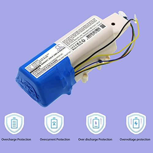 Jiajieshi Battery 2500Mah / 90.00Wh,Replacement Battery Fit For Biss/&Ell 2551, 2590, 2593, 2596, Crosswave Cordless Max, #TOP2