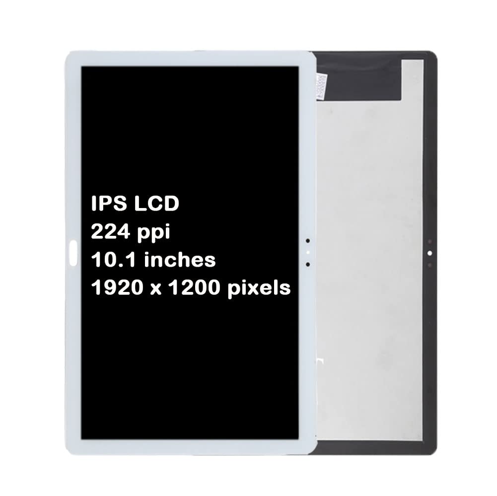 A-MIND for Honor Pad 5 10.1 AGS2-AL00HN Screen Replacement LCD Display Touch Digitizer Full Assembly with Screen Protect and Repair Tool Kits(White)