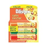 Blistex Satin Nectar Lip Moisturizer Variety Value Pack 0.15 Ounce Each (3 Pack)