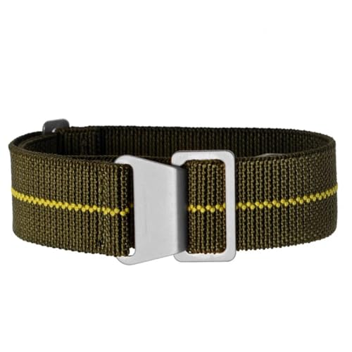 Pulsera de paracaídas de 22mm para evitar sudor en reloj 4
