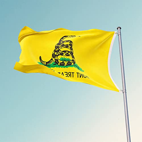 Flagburg Gadsden Flag Large Flag 5X8 Ft Waterproof Flag For Indoo Rand Outdoor Flag With Brass Grommets Heavy Duty 150Cmx240Cm Print Flag #TOP6