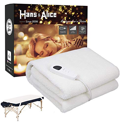 Deluxe Massage Table Warmer Heating Pad –Bed Warmer Pad Digital Timer and Digital