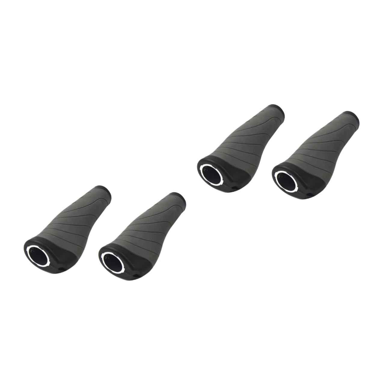 INOOMP 4 Pcs Bicycle Grip Nastro Antiscivolo Foam Grip Tape Kids Bike Mtb Manopole Manubrio Bmx Manopole Maniglia Grip Unilaterale Bambino Ciclo Nero
