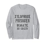 Disfraz de Xilófono/prisionero para Halloween Manga Larga