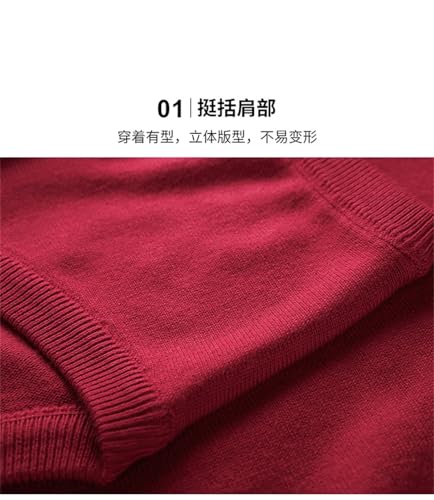 Dcvmvmn Men Wool Sweater Vest Autumn V-Neck Sweaters Waistcoat Sleeveless Knitted Vests2