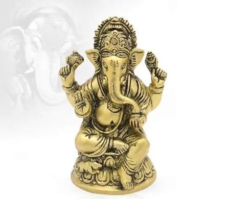 Idole Ganapati Ekdantaya cadeau spirituel de pendaison de crémaillère