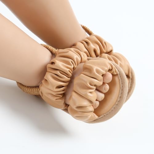 Image of Infant Baby Boys Girls Summer Sandals Party Wedding Dress Flats Shoes Newborn Crib Shoes First Walkers Prewalkers 0-18 Months