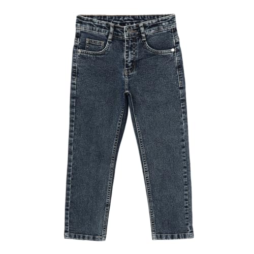 Image of Urbano Juniors Boy's Straight Fit Washed Denim Jeans Stretchable