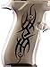 Hogue Beretta 92 Grips Tribal Aluminum Black