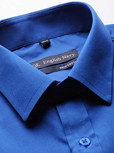 Image of English Navy Men Dress Shirt