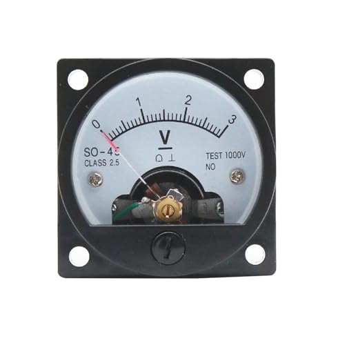 Voltmètre SO-45 CC 15V cadran analogique pour panneau de mesure de tension