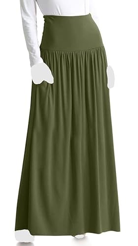 Photo de Womens Long Maxi Skirt with Pockets Reg and Plus Size - Made in The USA