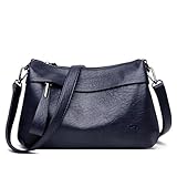 Generisch Große Ledergeldbörsen und Handtaschen für Frauen, Umhängetaschen, Schulranzen, als Geschenk zum Muttertag Kamera Zubehör Taschen (BU1, One Size)