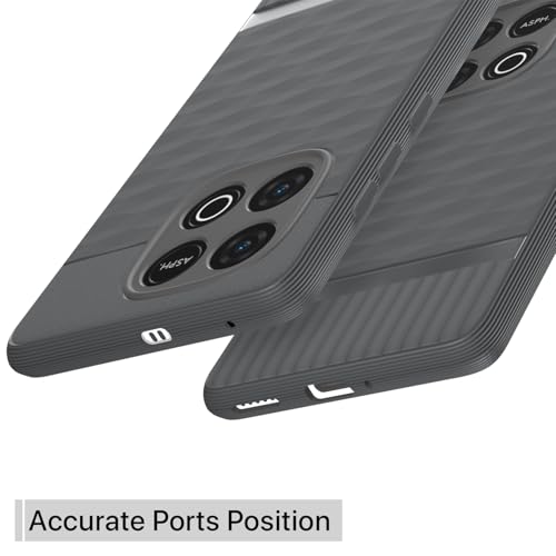 Image of Outlouders Back Cover for iQOO Neo 10 5G / Vivo Y300 GT 5G | Full Camera Protection | TPU Soft Flexible Shockproof Bumper Case (Grey)