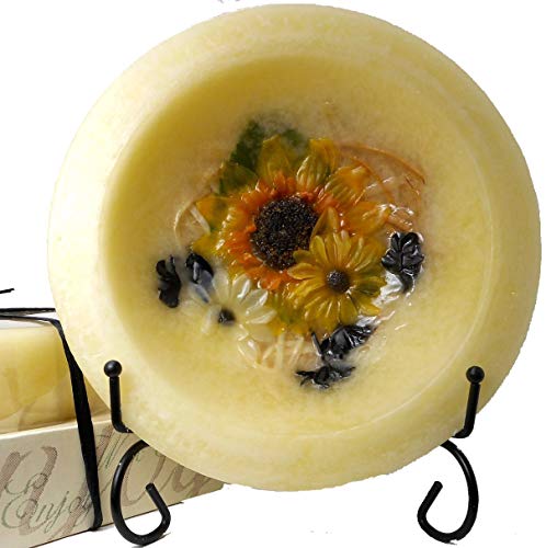 Habersham Candle Company Wax Pottery Regular Sunflower Lemon Vanilla Vessel