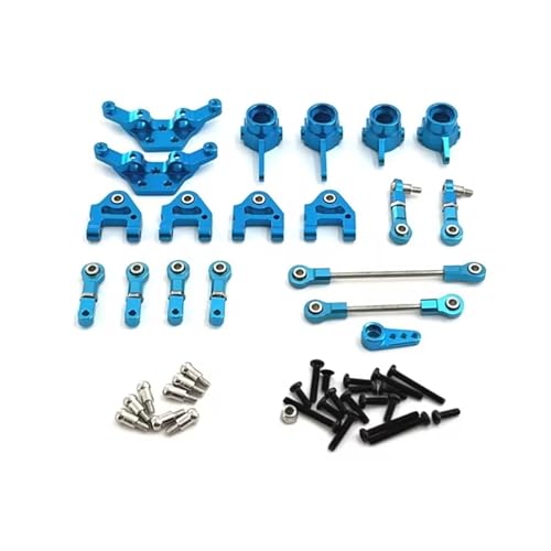 RC�A�N�Z�T���[ Compatible With Wltoys 284161 284010 284131 K989 K979 K969 P929 P939 1/28 RC�J�[�A�b�v�O���[�h�p�[�c�A�N�Z�T���[�Z�b�g���^���L�b�g�X�e�A�����O�J�b�v(Blue)