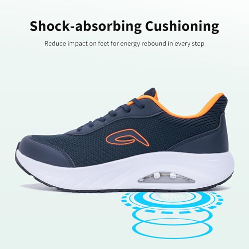 Wide Toe Box Shoes for Men Arch Support Walking Shoes Plantar Fasciitis Orthotic Tennis Sneakers4
