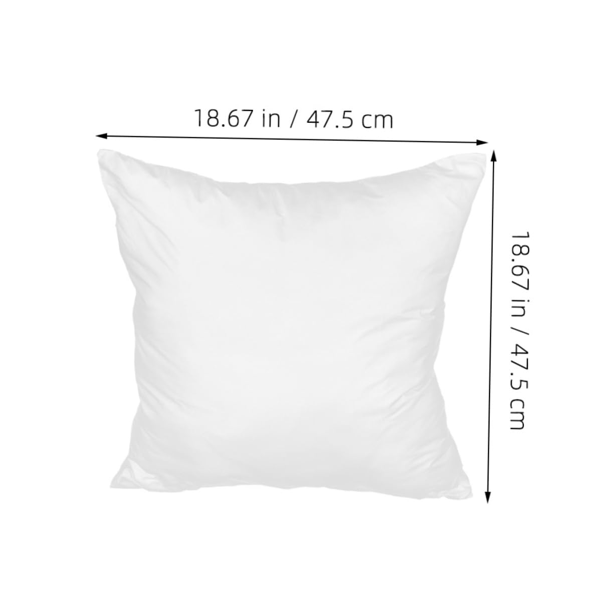 BESTonZON Soft Knit Pillowcase Zipper for Enhanced Comfort Decorative Pillow Protector for Bed and Sofa Antifeather Design Fits Inserts