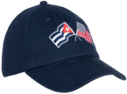 Image of Ann Arbor T-shirt Co. American Friendship Nations Flag Baseball Low Profile Dad Hat for Men Women