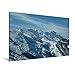 Produktbild Premium Textil-Leinwand 120 x 80 cm Quer-Format Blick vom Schilthorn | Wandbild, HD-Bild auf Keilrahmen, Fertigbild auf hochwertigem Vlies, Leinwanddruck von kattobello