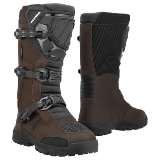 Acerbis Galibier waterproof Stivali da enduro, marrone, 41