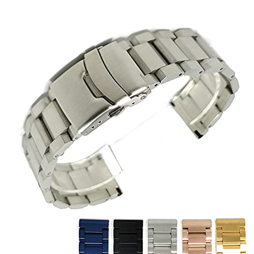 Bracelet montre acier inoxydable 18mm interchangeable avec boucle - 3