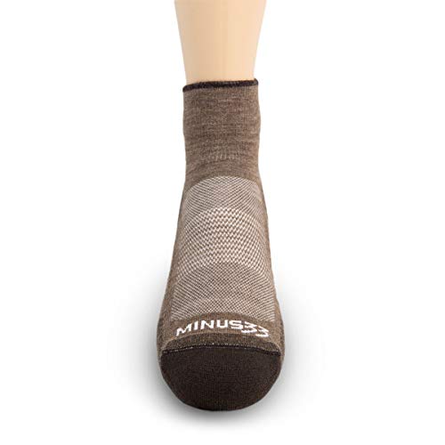 Image of USA Made - Microweight Cushion Ankle Socks - Trail Running Socks - Merino Wool - Mountain Heritage