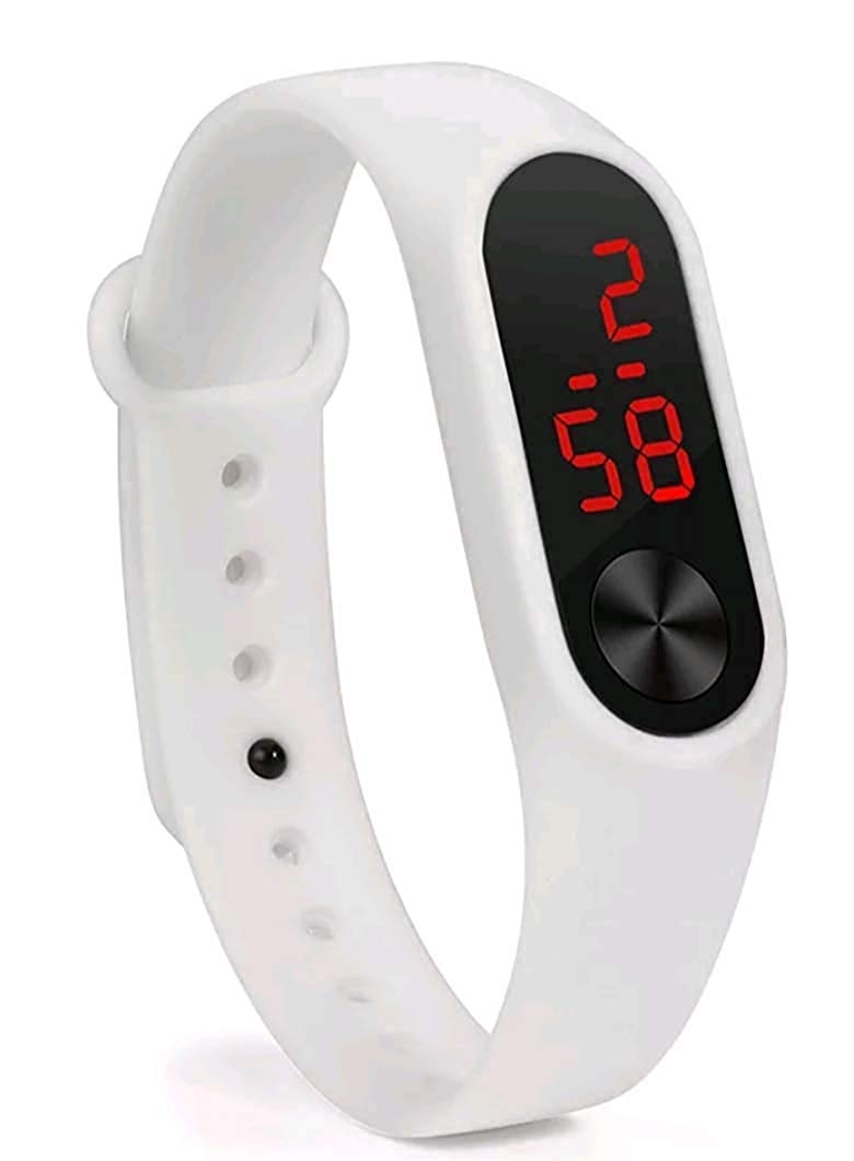 LEMONADE Silicone Unisex Slim Digital LED White Dial Boys and Girls Bracelet Band Watch (B07PKJGZSJ) Amazon Price History, Amazon Price Tracker