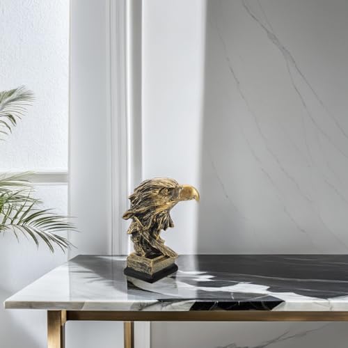 Statue animale décorative aigle ornement chic de bureau et maison